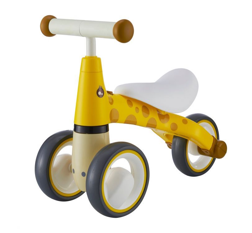 Tricicleta IDL pentru copii Yellow Rider , Ideala pentru cei mici intre 12-36 luni pentru o plimbare de neuitat alaturi de parinti si prieteni, Dimensiune 50x22x39 , Sarcina maxima admisa 20kg, Culoare Galbena
