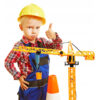 Macara cu Telecomanda idealStore Building Machine, rotatie 360, Functie de Ridicare si Coborare, Macara Mobila si Extensibila, Carlig, Cabina cu rotatie, cu accesorii de constructie incluse - imagine 27