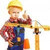 Macara cu Telecomanda idealStore Building Machine, rotatie 360, Functie de Ridicare si Coborare, Macara Mobila si Extensibila, Carlig, Cabina cu rotatie, cu accesorii de constructie incluse - imagine 13