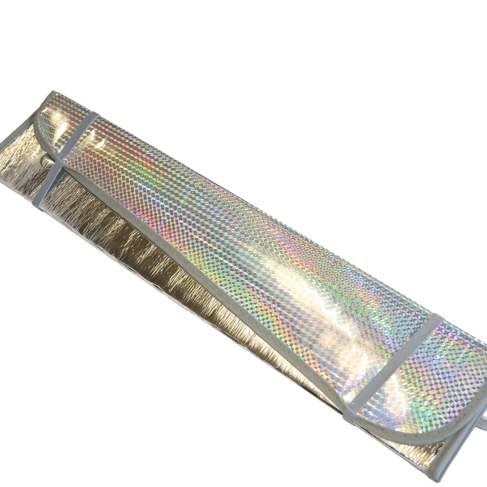 Parasolar holografic IdealSTORE, Prindere cu ventuze, dimensiuni 70x150cm