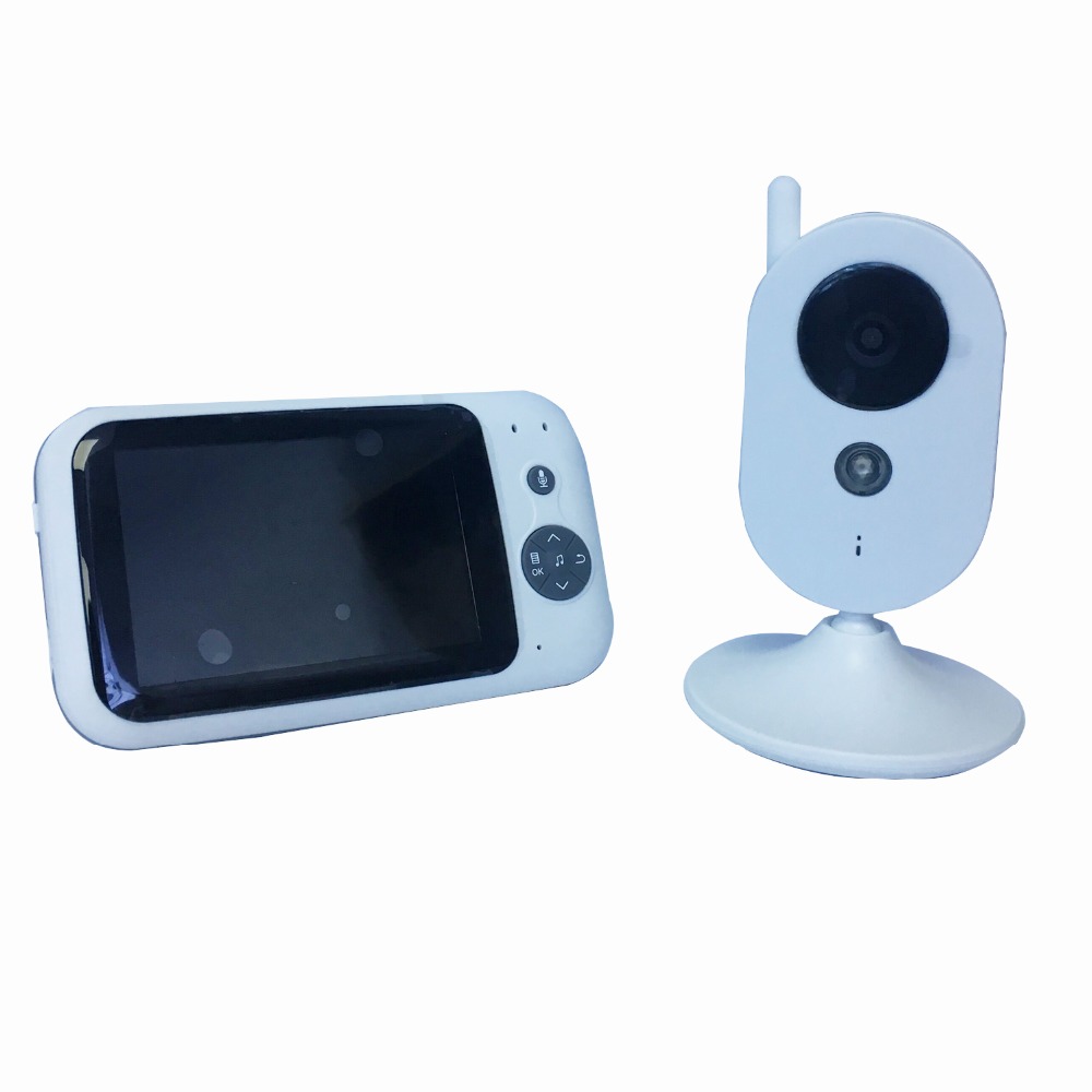 Sistem Baby Monitor Vision 303A , Model 2018 cu monitorizare audio si video ClearView , Wireless, Night Vision, Senzor Monitorizare Temperatura, Display Color , Detectare Temperatura