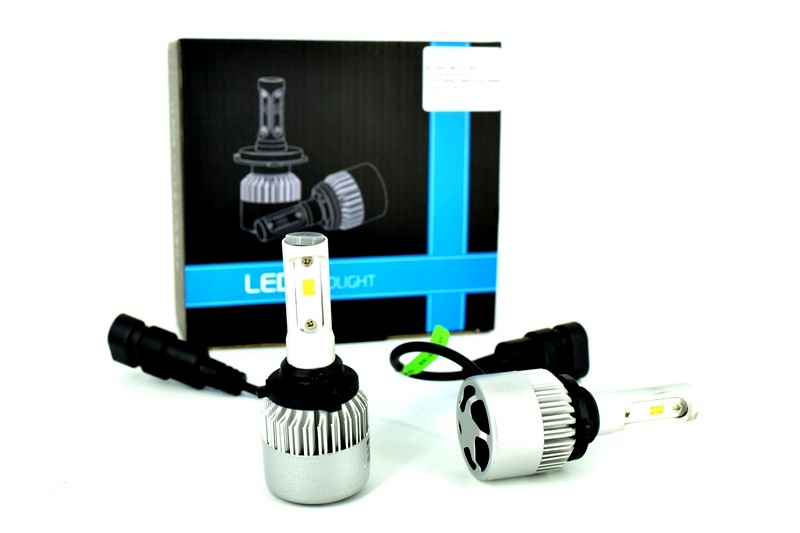 Set Bec H1 cu LED S2 Idealstore chip led  Putere: 40W – 4800 lumen 6000k Voltaj: 12-24V