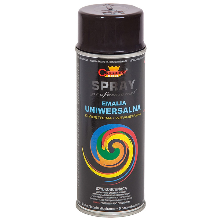 Spray vopsea Profesional CHAMPION RAL 8017 Maro Ciocolata 400ml