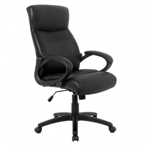 Scaun birou ergonomic idealSTORE King HC03, elegant si modern,  rotativ cu inaltime reglabila, culoare negru