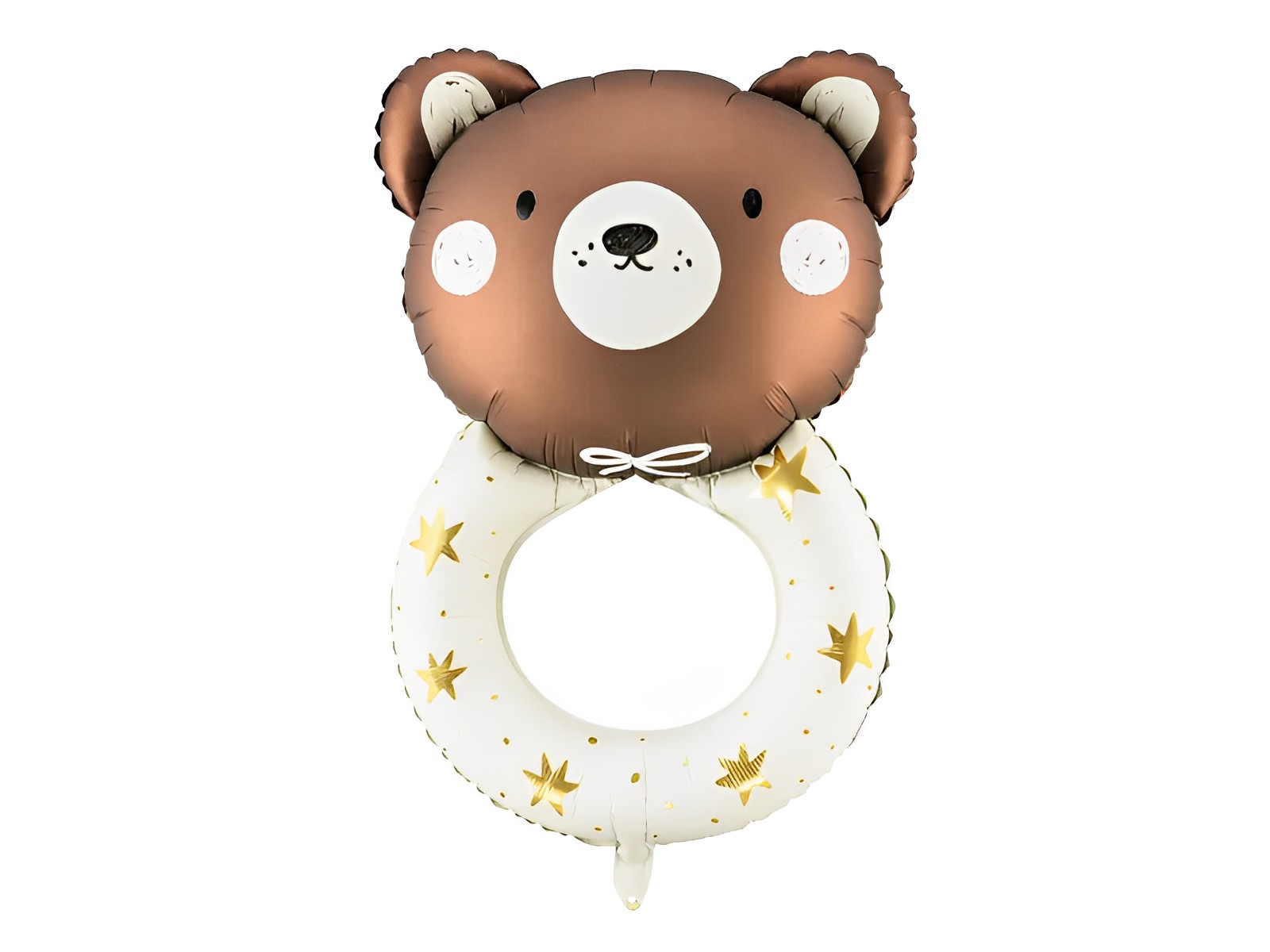 Balon 4D Teddy Bear IdealStore, Din folie in forma de ursulet ,Mix de culori,Dimensiune 61 x 88 cm,Poate fi umflat atat cu Aer cat si cu Heliu,Ideal pentru o petrecere reusita