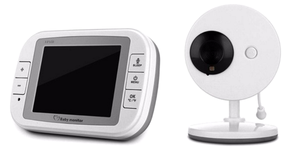 Sistem Baby Monitor V 851 cu monitorizare audio si video clear view, Conexiune Wireless Intre Camera Si Monitor, Night Vision, Senzor Monitorizare Temperatura, Display Color, Detectare Temperatura